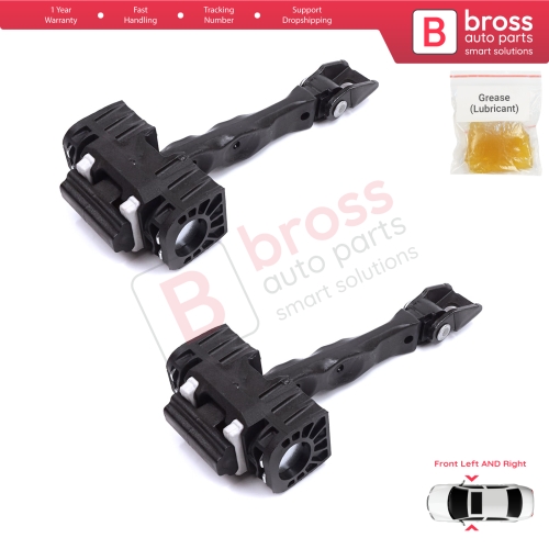 2 Pieces Front Door Stop Check Assy Limiter Strap for Skoda Fabia MK2 Roomster 5J7 Praktik 5J 5J0837249C