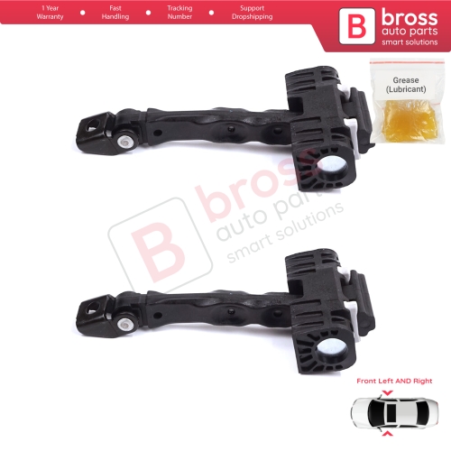 2 Pieces Front Door Stop Check Assy Limiter Strap for Skoda Fabia MK2 Roomster 5J7 Praktik 5J 5J0837249C