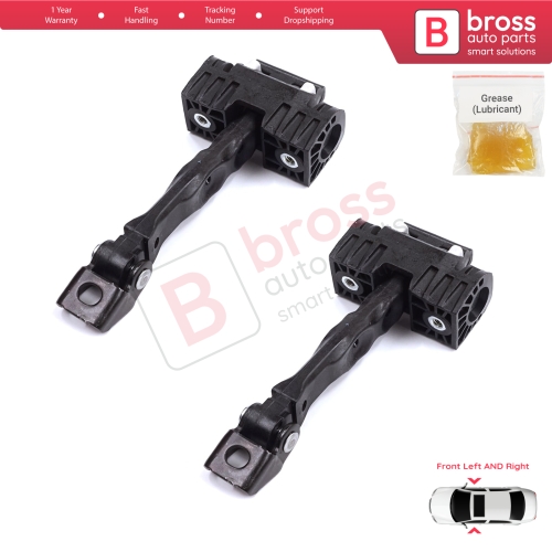 2 Pieces Front Door Stop Check Assy Limiter Strap for Skoda Fabia MK2 Roomster 5J7 Praktik 5J 5J0837249C