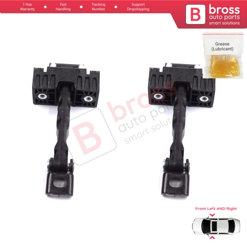 2 Pieces Front Door Stop Check Assy Limiter Strap for Skoda Fabia MK2 Roomster 5J7 Praktik 5J 5J0837249C