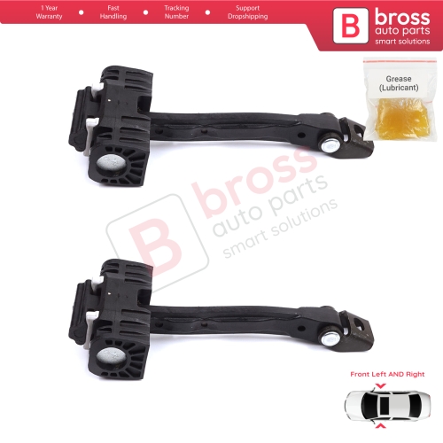 2 Pieces Front Door Stop Check Assy Limiter Strap for Skoda Yeti 5L 2009-2017 5L0837249C