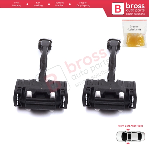 2 Pieces Front Door Stop Check Assy Limiter Strap for Skoda Yeti 5L 2009-2017 5L0837249C