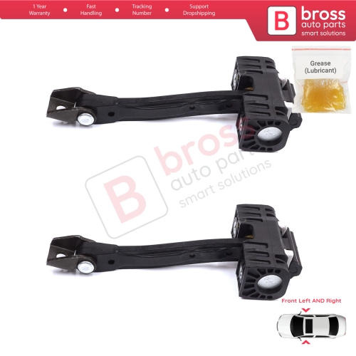 2 Pieces Front Door Stop Check Assy Limiter Strap for Skoda Yeti 5L 2009-2017 5L0837249C