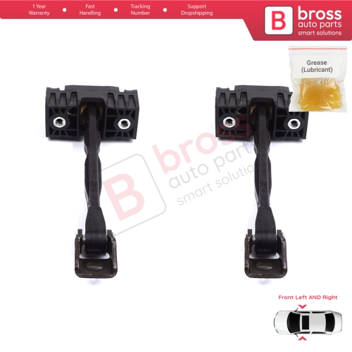 2 Pieces Front Door Stop Check Assy Limiter Strap for Skoda Yeti 5L 2009-2017 5L0837249C