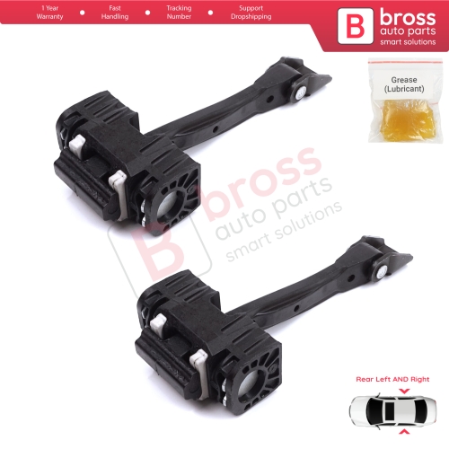 2 Pieces Rear Door Stop Check Assy Limiter Strap for Skoda Yeti 5L 2009-2017 5L0839249B