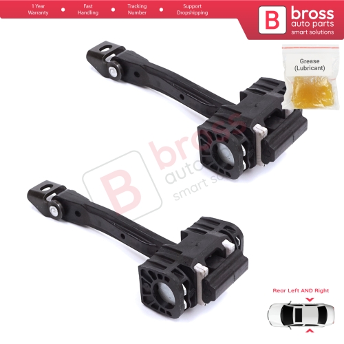 2 Pieces Rear Door Stop Check Assy Limiter Strap for Skoda Yeti 5L 2009-2017 5L0839249B