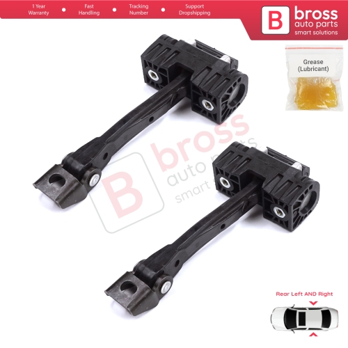 2 Pieces Rear Door Stop Check Assy Limiter Strap for Skoda Yeti 5L 2009-2017 5L0839249B