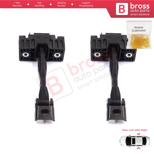 2 Pieces Rear Door Stop Check Assy Limiter Strap for Skoda Yeti 5L 2009-2017 5L0839249B