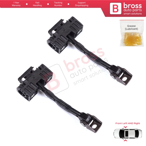 2 Pieces Front Door Stop Check Assy Limiter Strap for Skoda Superb MK2 II B6 3T 3T4 3T5 2008-2015 3T0837249C
