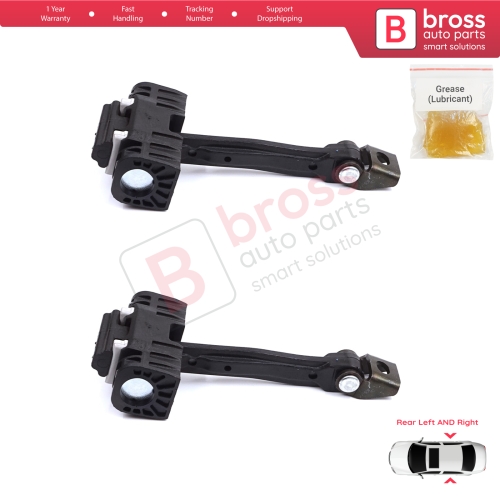 2 Pieces Rear Door Stop Check Assy Limiter Strap for Skoda Superb MK2 II B6 3T 3T4 3T5 2008-2015 3T0839249C