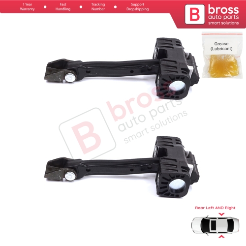 2 Pieces Rear Door Stop Check Assy Limiter Strap for Skoda Superb MK2 II B6 3T 3T4 3T5 2008-2015 3T0839249C
