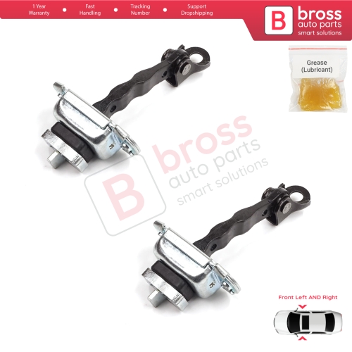 2 Pieces Front Door Stop Check Assy Limiter Strap for Skoda Fabia MK1 I 6Y 1999-2008 4/5 Door Praktik 6Y0837249F