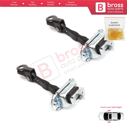 2 Pieces Front Door Stop Check Assy Limiter Strap for Skoda Fabia MK1 I 6Y 1999-2008 4/5 Door Praktik 6Y0837249F