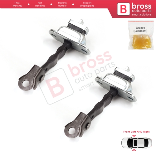 2 Pieces Front Door Stop Check Assy Limiter Strap for Skoda Fabia MK1 I 6Y 1999-2008 4/5 Door Praktik 6Y0837249F