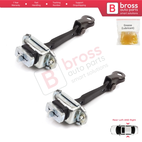2 Pieces Rear Door Stop Check Assy Limiter Strap for Skoda Fabia MK1 I 6Y 1999-2008 4/5 Door Praktik 6Y0839249C