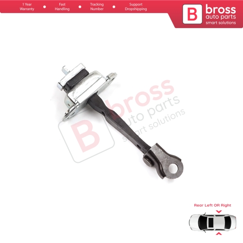 Rear Door Stop Check Assy Limiter Strap for Skoda Fabia MK1 I 6Y 1999-2008 4/5 Door Praktik 6Y0839249C
