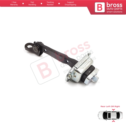 Rear Door Stop Check Assy Limiter Strap for Skoda Fabia MK1 I 6Y 1999-2008 4/5 Door Praktik 6Y0839249C