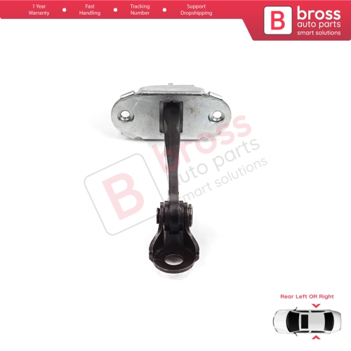 Rear Door Stop Check Assy Limiter Strap for Skoda Fabia MK1 I 6Y 1999-2008 4/5 Door Praktik 6Y0839249C