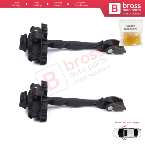 2 Pieces Front Door Stop Check Assy Limiter Strap for Skoda Fabia MK3 III NJ NJ3 NJ5 Praktik 2014-2022 6V0837249