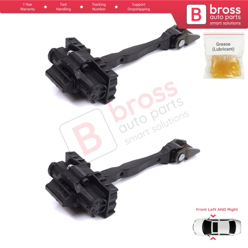 2 Pieces Front Door Stop Check Assy Limiter Strap for Skoda Fabia MK3 III NJ NJ3 NJ5 Praktik 2014-2022 6V0837249