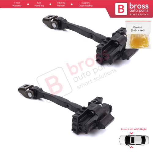 2 Pieces Front Door Stop Check Assy Limiter Strap for Skoda Fabia MK3 III NJ NJ3 NJ5 Praktik 2014-2022 6V0837249