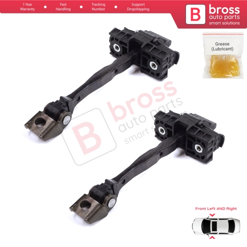 2 Pieces Front Door Stop Check Assy Limiter Strap for Skoda Fabia MK3 III NJ NJ3 NJ5 Praktik 2014-2022 6V0837249