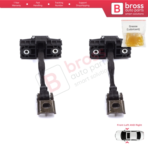 2 Pieces Front Door Stop Check Assy Limiter Strap for Skoda Fabia MK3 III NJ NJ3 NJ5 Praktik 2014-2022 6V0837249