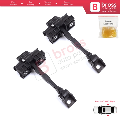 2 Pieces Rear Door Stop Check Assy Limiter Strap for Skoda Fabia MK3 III NJ NJ3 NJ5 Praktik 2014-2022 6V0839249