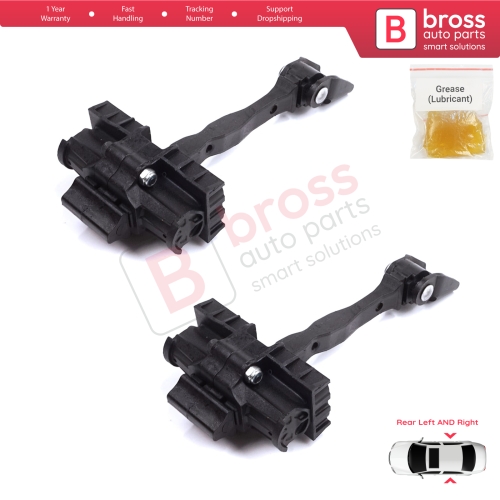 2 Pieces Rear Door Stop Check Assy Limiter Strap for Skoda Fabia MK3 III NJ NJ3 NJ5 Praktik 2014-2022 6V0839249