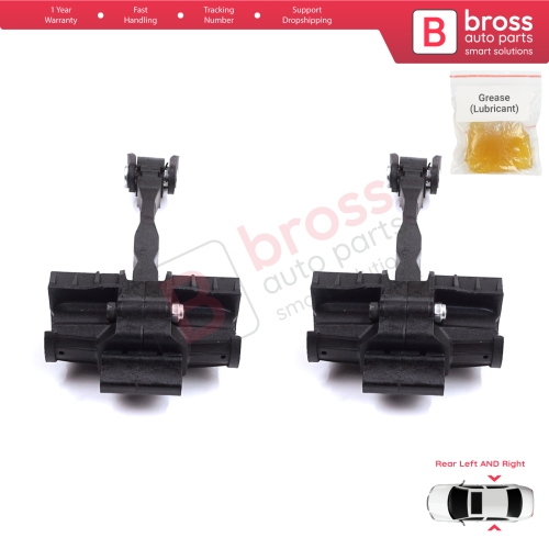 2 Pieces Rear Door Stop Check Assy Limiter Strap for Skoda Fabia MK3 III NJ NJ3 NJ5 Praktik 2014-2022 6V0839249