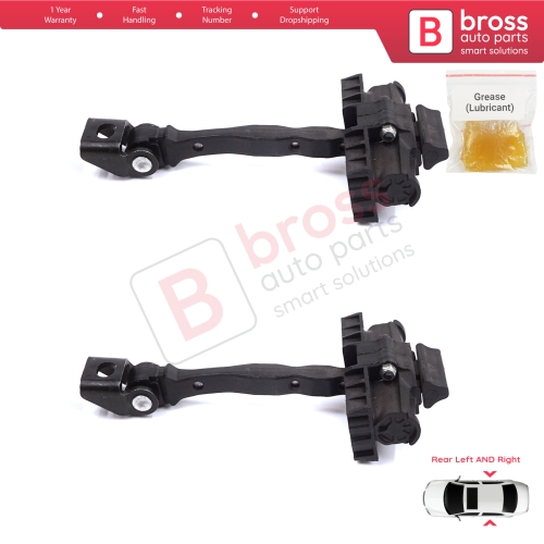 2 Pieces Rear Door Stop Check Assy Limiter Strap for Skoda Fabia MK3 III NJ NJ3 NJ5 Praktik 2014-2022 6V0839249