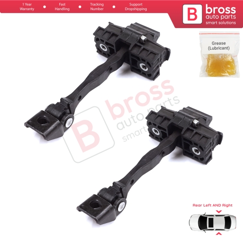 2 Pieces Rear Door Stop Check Assy Limiter Strap for Skoda Fabia MK3 III NJ NJ3 NJ5 Praktik 2014-2022 6V0839249
