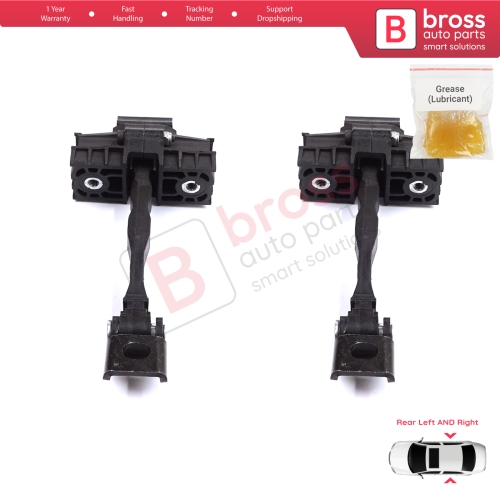 2 Pieces Rear Door Stop Check Assy Limiter Strap for Skoda Fabia MK3 III NJ NJ3 NJ5 Praktik 2014-2022 6V0839249