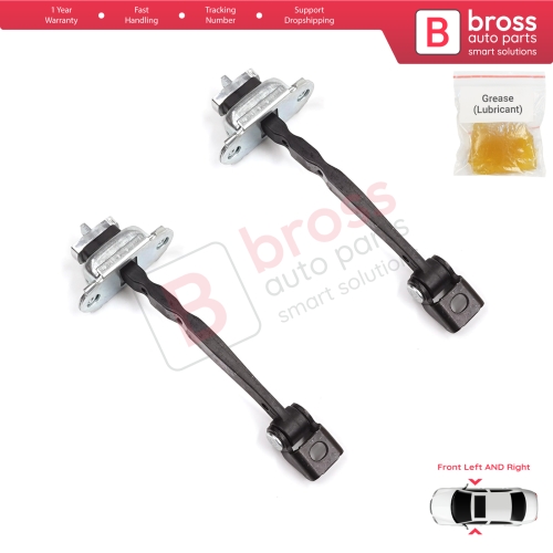 2 Pieces Front Door Stop Check Assy Limiter Strap for Skoda Octavia MK2 A5 1Z3 1Z5 2004-2013 1Z0837249D