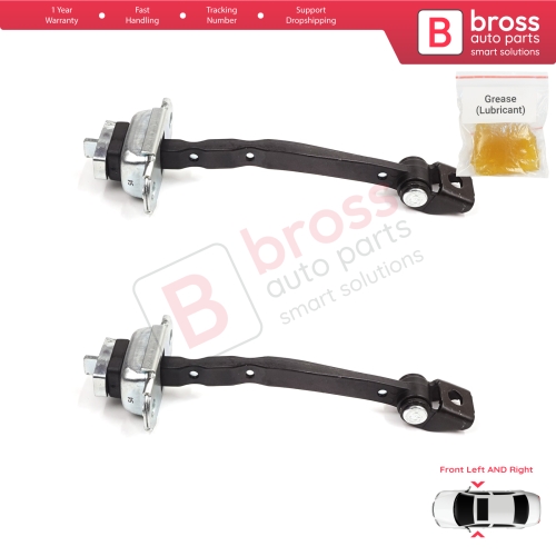 2 Pieces Front Door Stop Check Assy Limiter Strap for Skoda Octavia MK2 A5 1Z3 1Z5 2004-2013 1Z0837249D