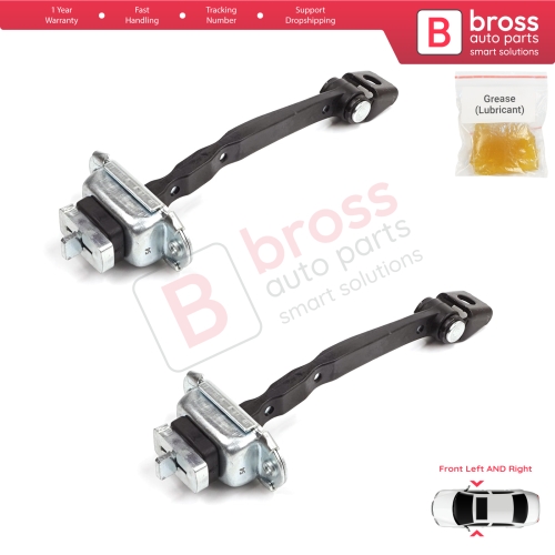 2 Pieces Front Door Stop Check Assy Limiter Strap for Skoda Octavia MK2 A5 1Z3 1Z5 2004-2013 1Z0837249D
