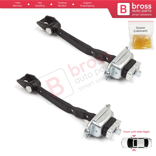 2 Pieces Front Door Stop Check Assy Limiter Strap for Skoda Octavia MK2 A5 1Z3 1Z5 2004-2013 1Z0837249D