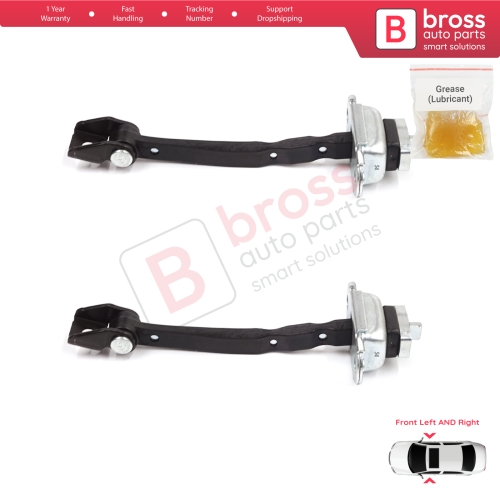 2 Pieces Front Door Stop Check Assy Limiter Strap for Skoda Octavia MK2 A5 1Z3 1Z5 2004-2013 1Z0837249D
