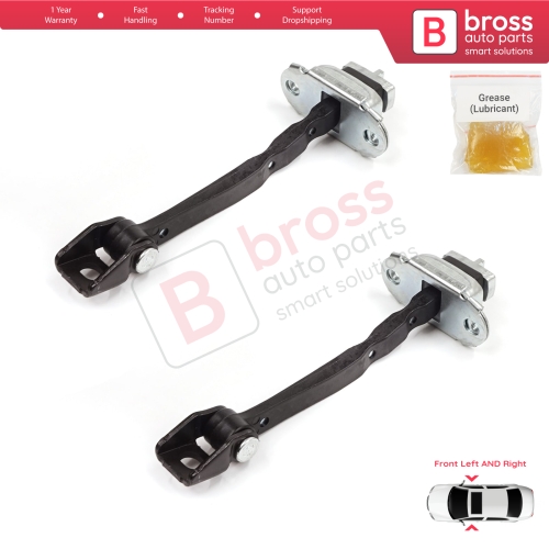 2 Pieces Front Door Stop Check Assy Limiter Strap for Skoda Octavia MK2 A5 1Z3 1Z5 2004-2013 1Z0837249D