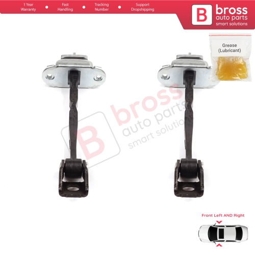 2 Pieces Front Door Stop Check Assy Limiter Strap for Skoda Octavia MK2 A5 1Z3 1Z5 2004-2013 1Z0837249D