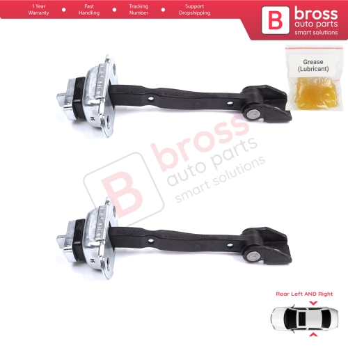 2 Pieces Rear Door Stop Check Assy Limiter Strap for Skoda Octavia MK2 A5 1Z3 1Z5 2004-2013 1Z0839249D