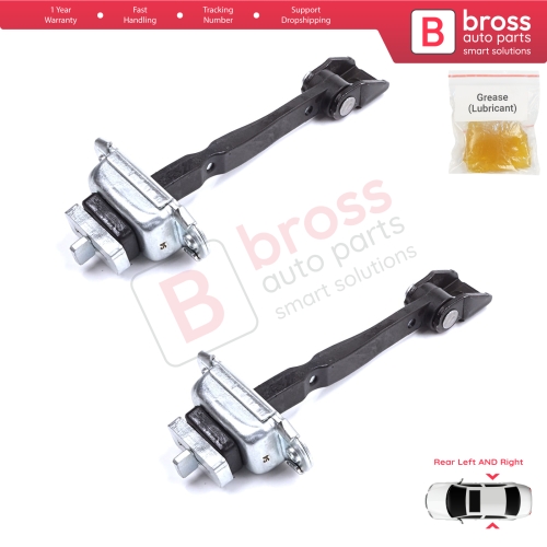 2 Pieces Rear Door Stop Check Assy Limiter Strap for Skoda Octavia MK2 A5 1Z3 1Z5 2004-2013 1Z0839249D