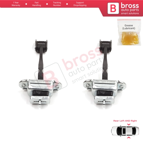 2 Pieces Rear Door Stop Check Assy Limiter Strap for Skoda Octavia MK2 A5 1Z3 1Z5 2004-2013 1Z0839249D