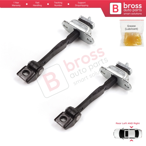 2 Pieces Rear Door Stop Check Assy Limiter Strap for Skoda Octavia MK2 A5 1Z3 1Z5 2004-2013 1Z0839249D