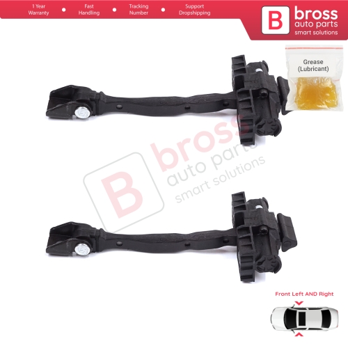 2 Pieces Front Door Stop Check Assy Limiter Strap for Skoda Octavia MK3 III A7 5E 5E3 5E5 2012-2021 5E0837249