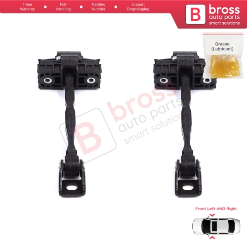 2 Pieces Front Door Stop Check Assy Limiter Strap for Skoda Octavia MK3 III A7 5E 5E3 5E5 2012-2021 5E0837249