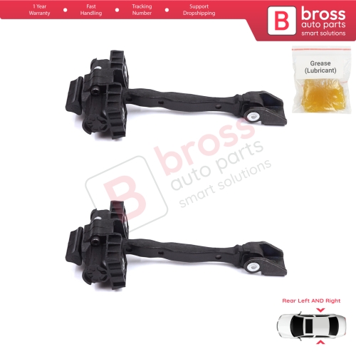 2 Pieces Rear Door Stop Check Assy Limiter Strap for Skoda Octavia MK3 III A7 5E 5E3 5E5 2012-2021 5E0839249