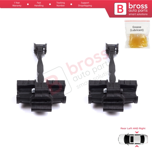 2 Pieces Rear Door Stop Check Assy Limiter Strap for Skoda Octavia MK3 III A7 5E 5E3 5E5 2012-2021 5E0839249