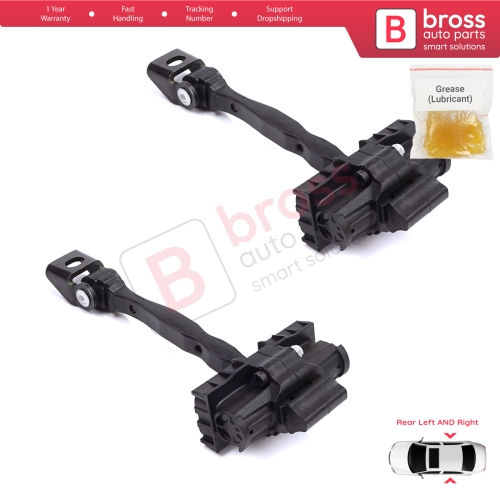 2 Pieces Rear Door Stop Check Assy Limiter Strap for Skoda Octavia MK3 III A7 5E 5E3 5E5 2012-2021 5E0839249