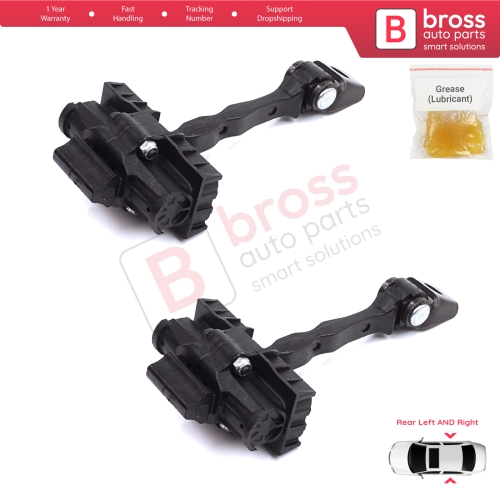 2 Pieces Rear Door Stop Check Assy Limiter Strap for Skoda Roomster 5J 5J7 2006-2015 Praktik 5J0839249C